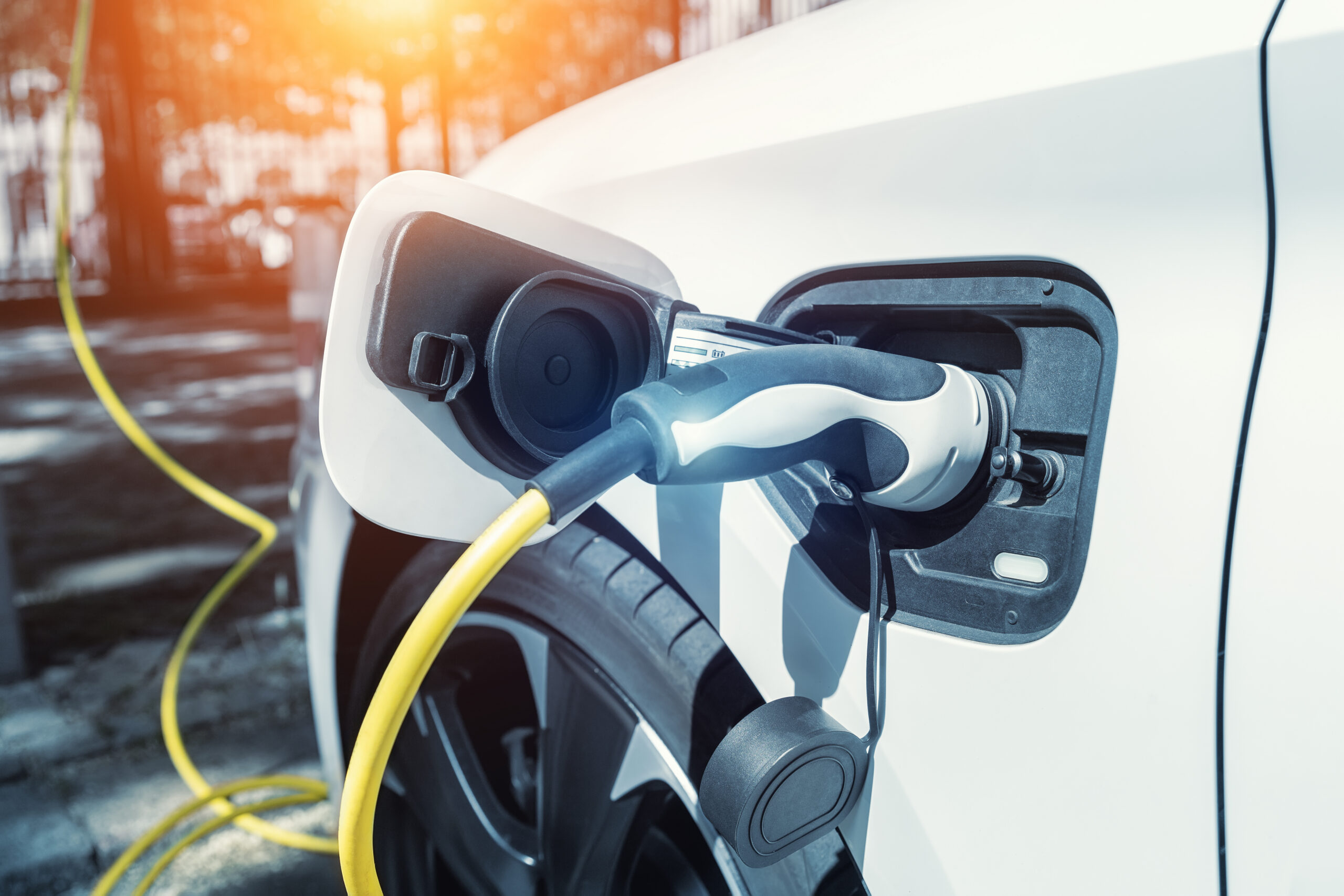 close up modern electric plug in hybrid car parked 2026 03 16 22 59 52 utc
