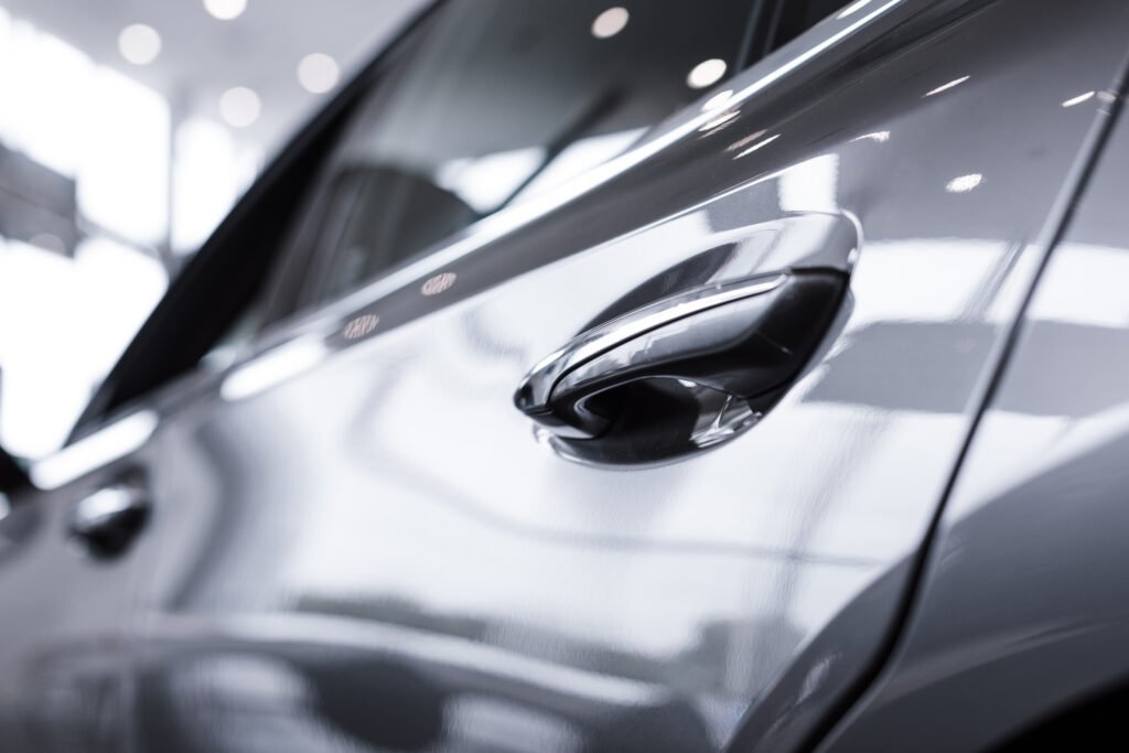 close up view of luxury shiny car in auto salon 2026 03 13 01 12 29 utc