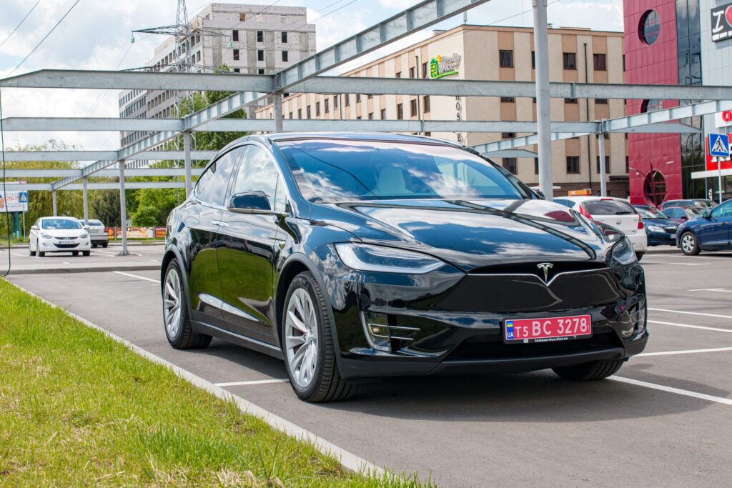 Tesla Model X in black